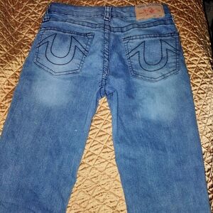 True Religion jeans with stretch. Super cute  size 12 slim